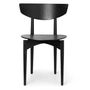 Ferm Living - Herman Stuhl, Holz, Eiche schwarz