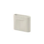 Muuto - Ridge Vase, H 16,5 cm, off-white