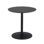 Muuto - Soft Beistelltisch, Ø 48 cm, H 48 cm, schwarz