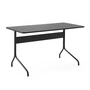 &Tradition - Pavilion AV16 Schreibtisch, 130 x 65 cm, Eiche schwarz / Linoleum schwarz (4023)