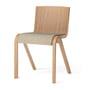 Audo - Ready Dining Chair, Sitzpolster, Eiche natur / Bouclé beige