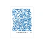Paper Collective - Comfort Poster 50 x 70 cm, blau