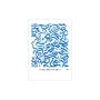 Paper Collective - Comfort Poster 30 x 40 cm, blau