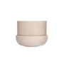 Iittala - Nappula Blumentopf mit Untersetzer, 170 x 130 mm, beige