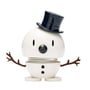 Hoptimist - Medium Snowman, weiß / blau