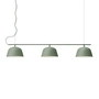 Muuto - Ambit Rail Pendelleuchte, dusty green
