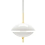 Fritz Hansen - Clam Pendelleuchte Ø 55 cm, weiß