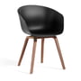 Hay - About A Chair AAC 22, Walnuss lackiert / black 2.0