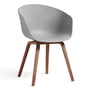 Hay - About A Chair AAC 22, Walnuss lackiert / concrete grey 2.0