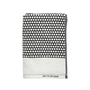 Mette Ditmer - Grid Handtuch 50 x 100 cm, schwarz / off-white