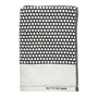 Mette Ditmer - Grid Badetuch 70 x 140 cm, schwarz / off-white