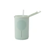 Design Letters - Kids life Trinkhalm-Becher 330 ml, hellgrün