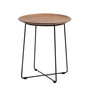 Kartell - Al Wood Coffeetable, schwarz / Buche dunkel