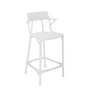 Kartell - AI Barstuhl recycled, SH 65 cm, weiß