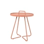 Cane-line - On-the-move Beistelltisch Outdoor, Ø 44 x H 54 cm, dark rose