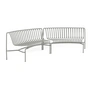 HAY - Palissade Park Dining Bench, In / In (2er-Set), sky grey