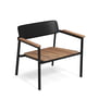 Emu - Shine Outdoor Lounge Stuhl, Teak / schwarz