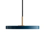 Umage - Asteria Micro LED-Pendelleuchte V2, Messing / petrol