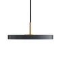 Umage - Asteria Micro LED-Pendelleuchte V2, Messing / anthrazit