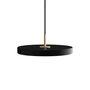 Umage - Asteria Mini LED-Pendelleuchte, Messing / schwarz