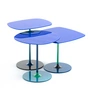 Kartell - Thierry Beistelltisch Trio, blau (3er-Set)
