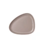 Lind DNA - Curve Stoneware Lunch Teller, 22 x 19 cm, warm grey