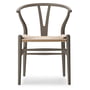 Carl Hansen - CH24 Soft Wishbone Chair Ilse Crawford, Buche soft slate / Naturgeflecht