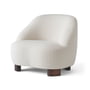 &Tradition - Margas LC1 Lounge Chair, Walnuss / elfenbein (Karakorum 001)