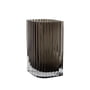 AYTM - Folium Vase, L 18 cm, H 25 cm, schwarz