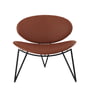AYTM - Semper Lounge Chair, schwarz / cognac