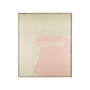  HKliving - Abstraktes Gemälde, 100 x 120 cm, olive / nude
