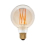 Tala - Elva LED-Leuchtmittel E27 6W, Ø 9,5 cm, transparent gelb