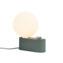 Tala - Alumina Tischleuchte, sage inklusive Sphere IV LED-Leuchtmittel E27 8W, Ø 15 cm, weiß matt