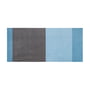 tica copenhagen - Stripes Horizontal Läufer, 90 x 200 cm, light / dusty blue / steelgrey