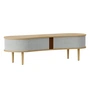 Umage - Audacious TV-Bank, Eiche natur / sterling
