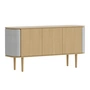 Umage - Treasures Sideboard mit 3 Türen, Eiche natur / sterling