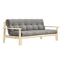 Karup Design - Unwind Schlafsofa, Kiefer natur / grau (746)