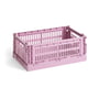 Hay - Colour Crate Korb S, 26,5 x 17 cm, dusty rose, recycled