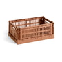 Hay - Colour Crate Korb S, 26,5 x 17 cm, terracotta, recycled