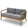 Fritz Hansen - Skagerak Virkelyst Sofa 2-Sitzer, Teak / ash