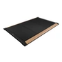 Rizz - Fußmatte Outdoor 90 × 60 cm, schwarz / teak (Limited Edition)