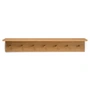 Ferm Living - Place Wandregal mit 7 Haken, L 105 cm, Eiche