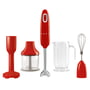 Smeg - 50's Style Stabmixer-Set HBF03, rot