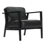 Andersen Furniture - LC1 Lounge Sessel, Eiche schwarz lackiert / Leder Sevilla schwarz 4001