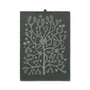 Ferm Living - Mistletoe Geschirrtuch, dark green