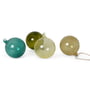 ferm Living - Glass Baubles Christbaumkugeln, Large, mehrfarbig dunkel (4er-Set)