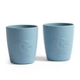 Sebra - MUMS Kinderbecher, Ø 7 cm, powder blue (2er-Set)