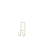 Broste Copenhagen - Maggie Wandhaken, warm grey
