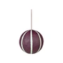 Broste Copenhagen - Sphere Christbaumkugel, Ø 12 cm, blackberry wine