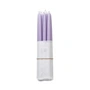 Broste Copenhagen - Tapers getauchte Spitzkerze, Ø 1,2 cm, orchid light purple (10er-Set)